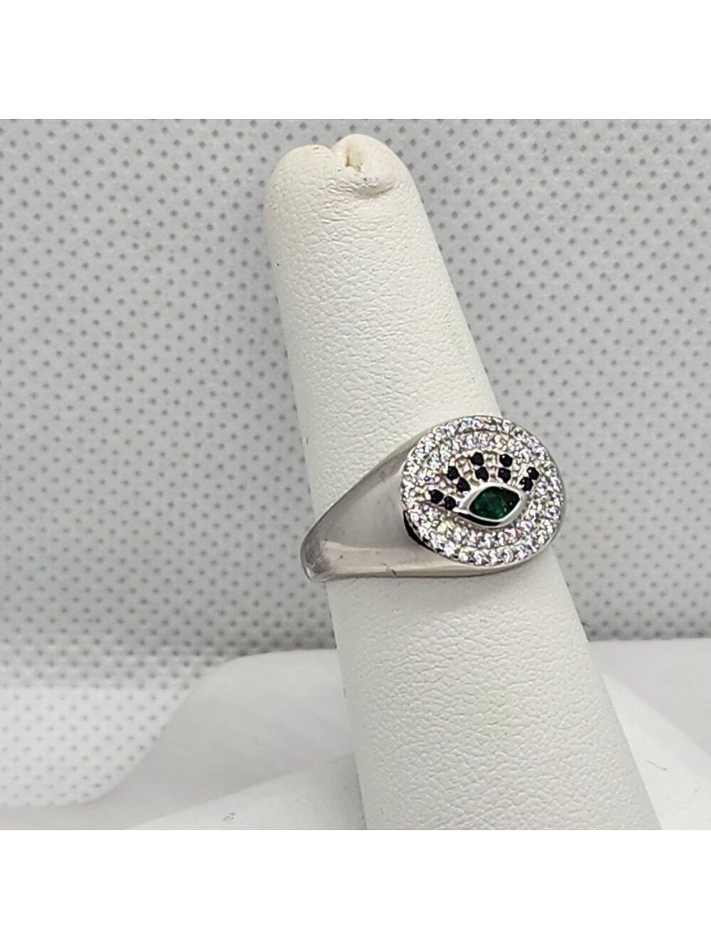 Brand New Sterling Silver 925 Evil Eye Ring - Picture 6 of 6
